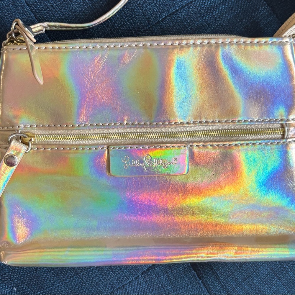 Lilly Pulitzer Iridescent Gold Women's Crossbody Bag